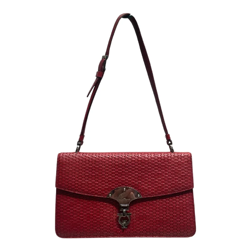 Don't Miss Out Salvatore Ferragamo/Hand Bag/Leather/RED/Woven