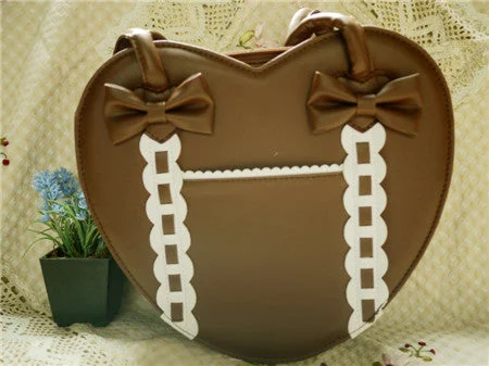 brown with white