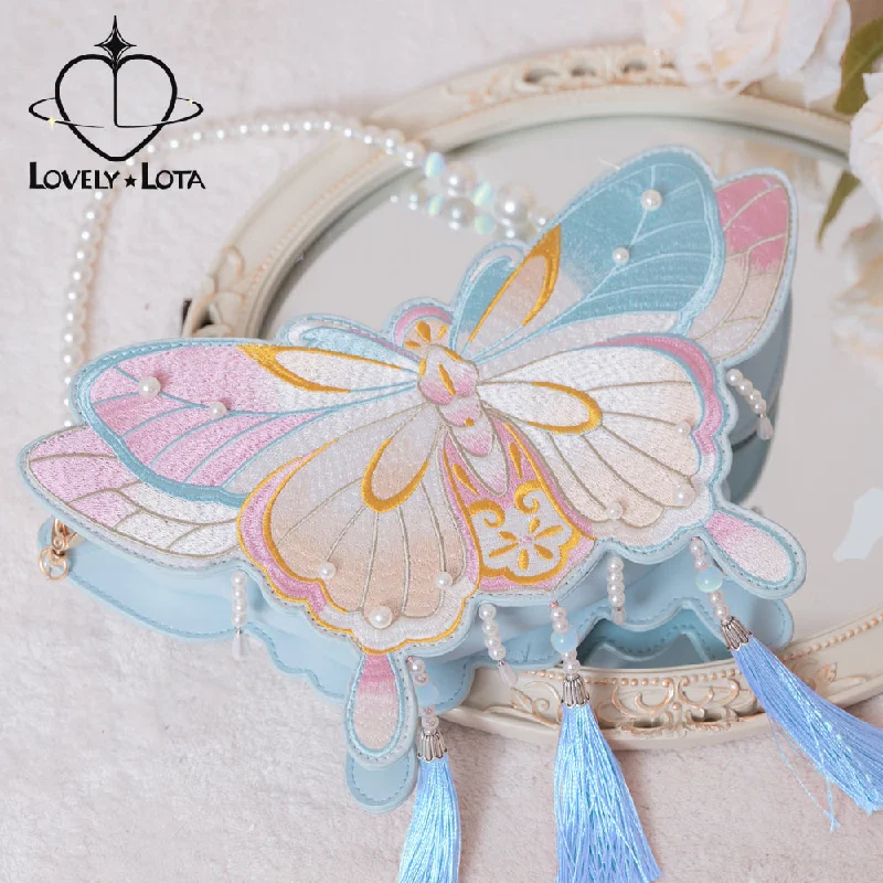 blue and pink