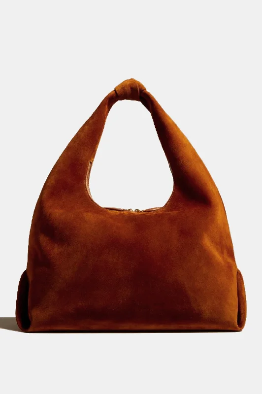 Vintage-Inspired Beatrice Hobo Bag Large in Caramel