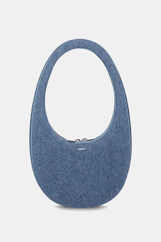 Bag Deals Denim Swipe Bag in Washed Blue