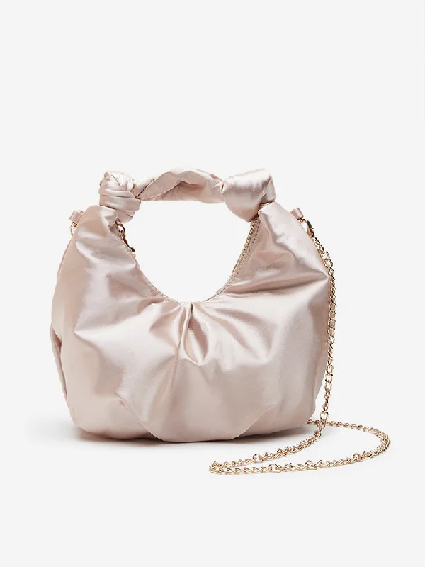 Eco-Friendly Bags With Discounts LOV Blush Pink Baguette Bag