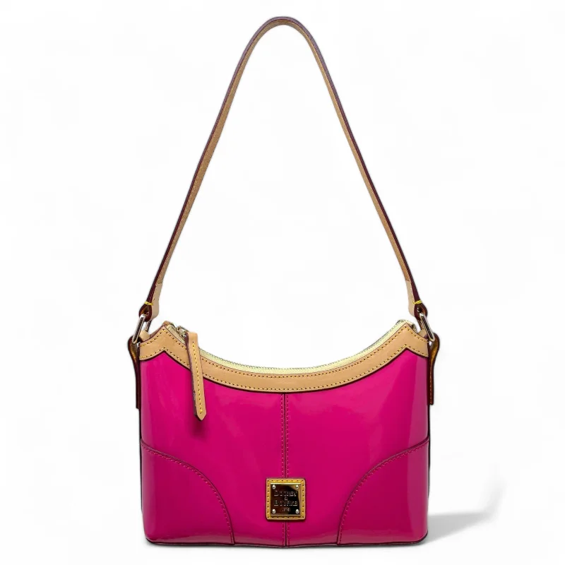 Designer Bags For Luxury Collectors With Offers Patent Leather Baguette Designer By Dooney And Bourke In Fuchsia