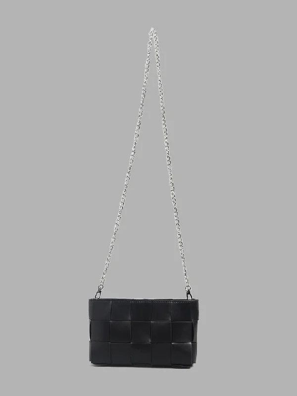 Clearance-Priced Bags Studiowest Black Chain Detail Handbag