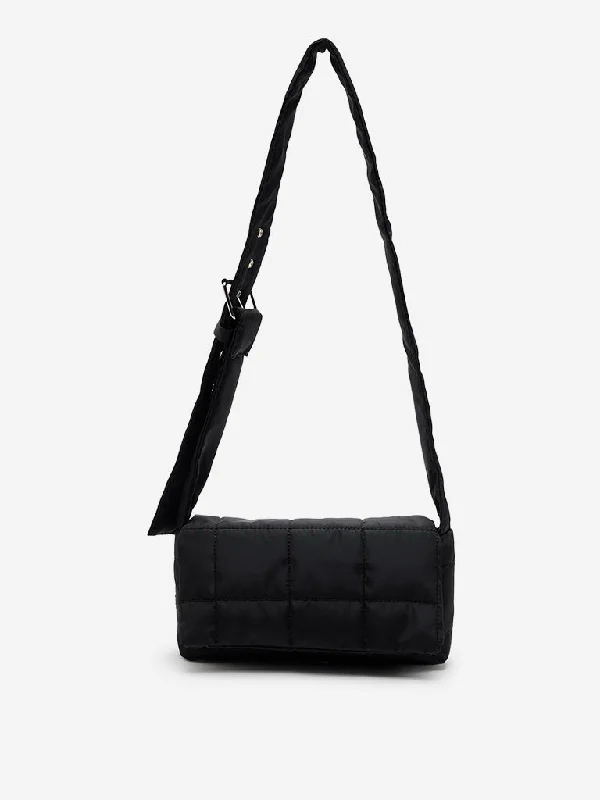 Bag For Modern Fashion Westside Accessories Black Buckle Sling Bag