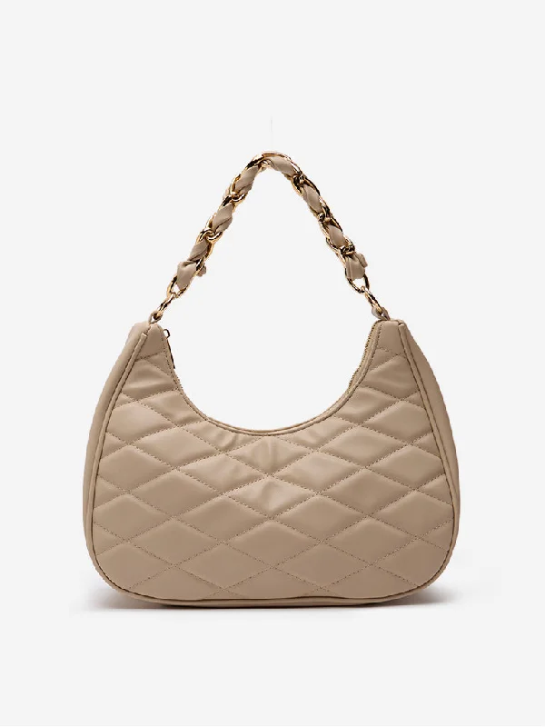 Inspired Bags For Timeless Elegance Westside Beige Quilted Baguette