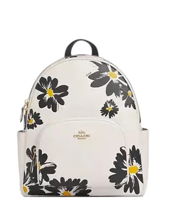 Stylish Bags For Fashion Bloggers Coach Court Backpack With Floral Print