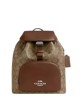 Discounted Designer Bags For Clearance Sale Coach Pace Large Backpack In Signature Canvas