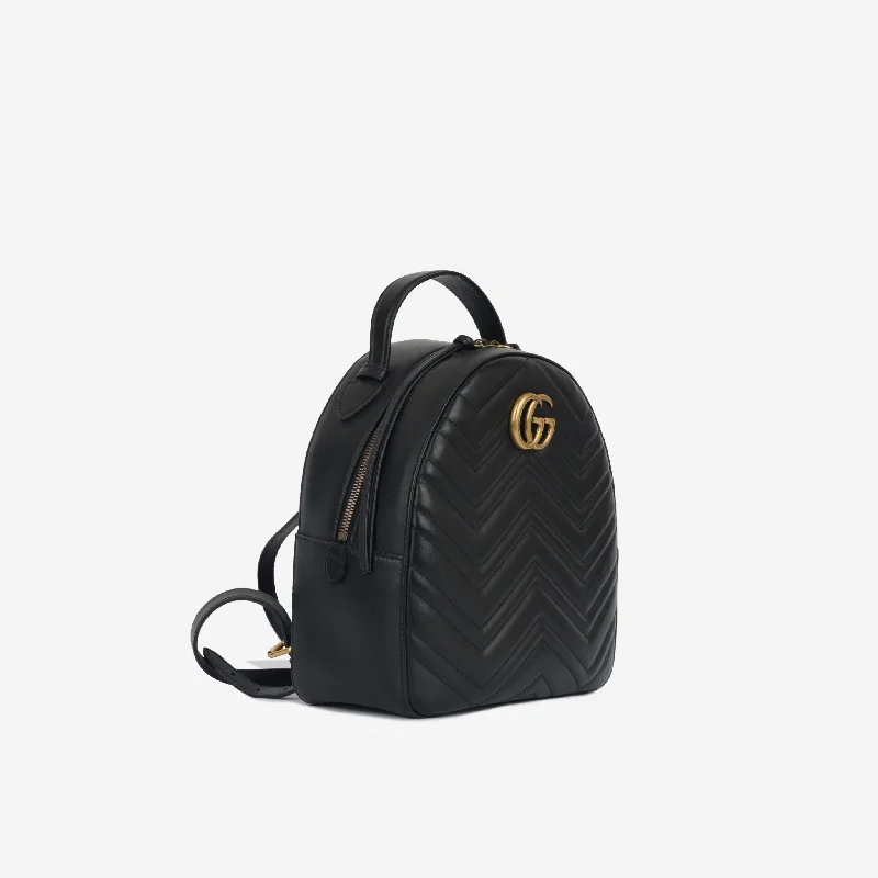 Rustic Bags For Outdoor And Nature-Inspired Looks GG Marmont Backpack