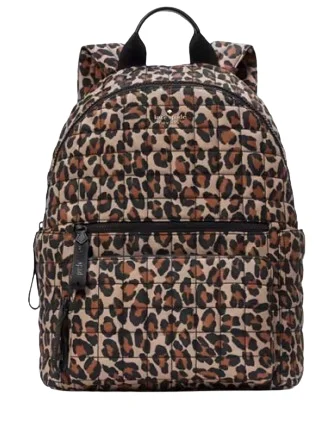 Flash Sale On Premium Bags Kate Spade New York Camden Quilted Leopard Backpack