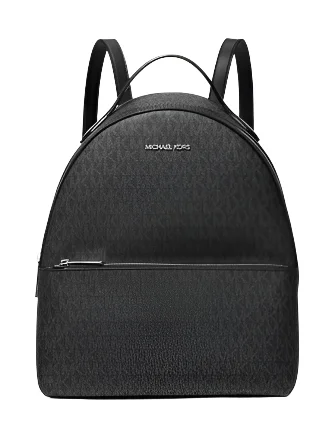 Minimalist Leather Bag For Modern Aesthetics Michael Michael Kors Sheila Medium Signature Logo Backpack