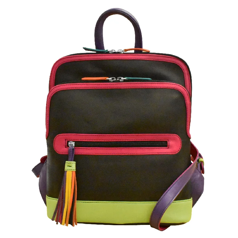 Luxury Bags With Premium Materials And Craftsmanship Multicolor Leather Backpack