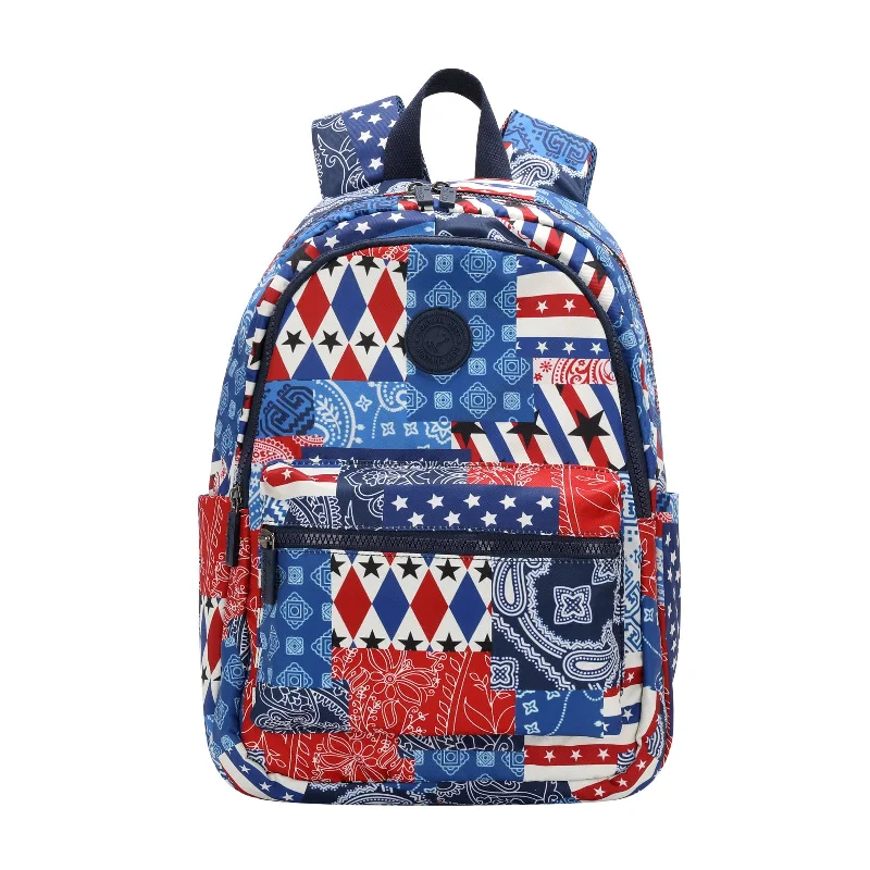 Genuine Bags On Clearance Sale MW1141-9110B  Montana West Stars Stripes Floral Print Backpack