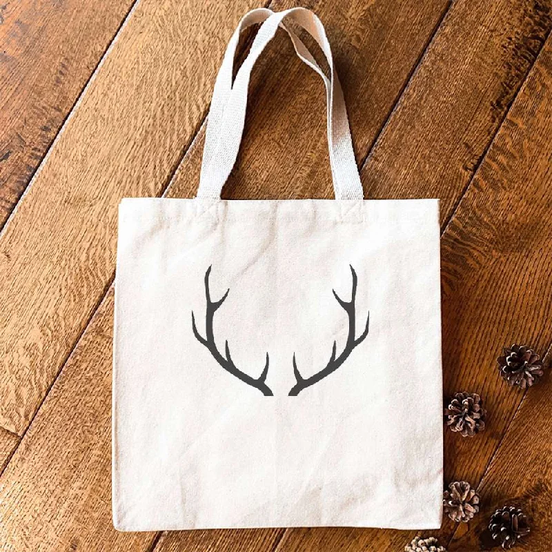 Luxury Bags On Sale Antlers - Canvas Tote Bag