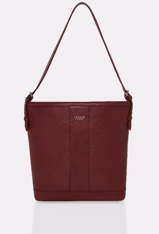 Seasonal Clearance Bags For Summer Burgundy Leather Tote Bag Montana