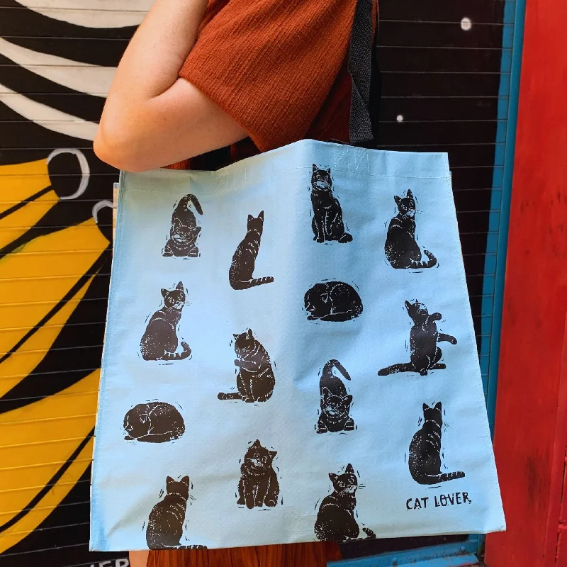 Black Friday Deals On Stylish Handbags Cat Lover Market Tote Bag | 15.50" x 15.25" x 6"