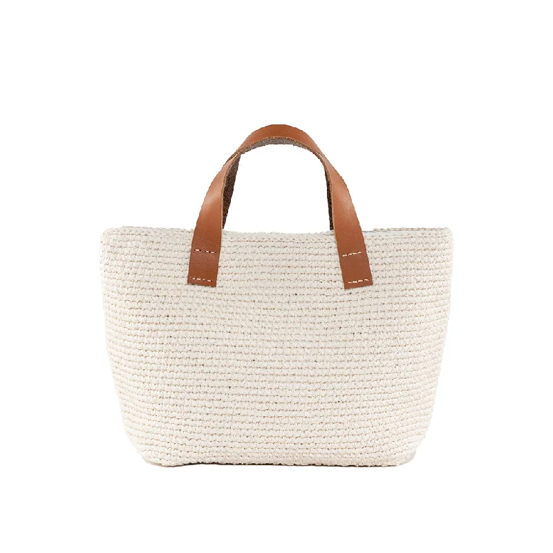 Affordable Bags For Budget Shoppers Tatiana Crochet Tote Small - Natural