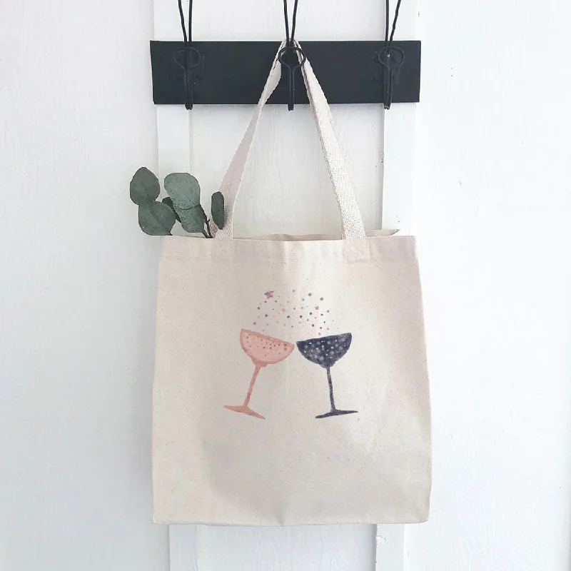 Scratch-Resistant And Luxury Sale Bags Champagne Toast - Canvas Tote Bag