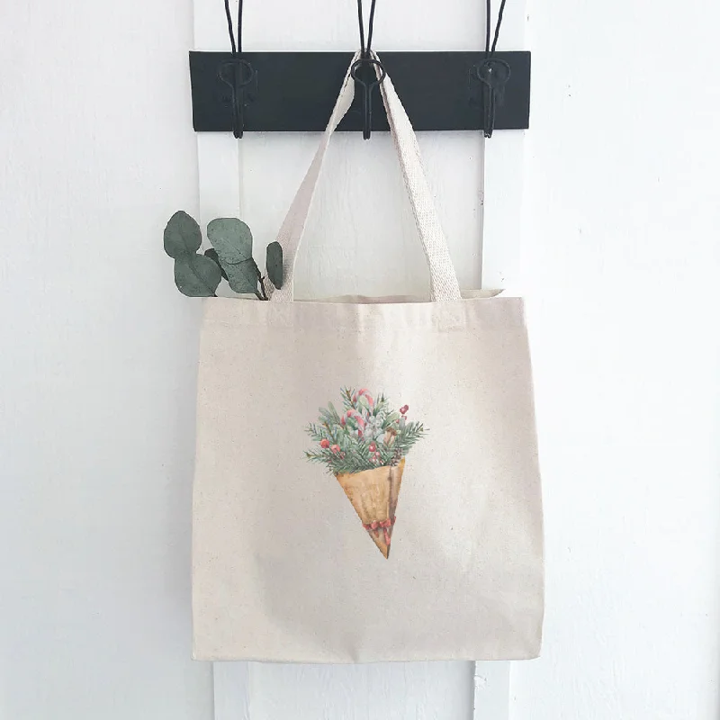 Versatile Bags That Suit Any Outfit Or Event Christmas Pine Bouquet - Canvas Tote Bag