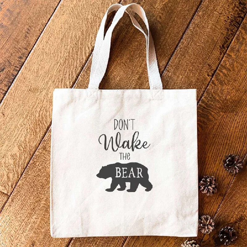 Lightweight Bags For Senior Travelers Don't Wake the Bear - Canvas Tote Bag