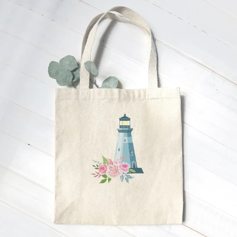 Limited Edition Bags For Collectors Floral Lighthouse - Canvas Tote Bag