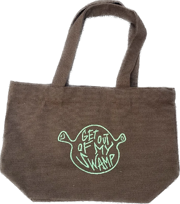 Lightweight Bags With Clearance Prices Get Out Of My Swamp Brown Tote