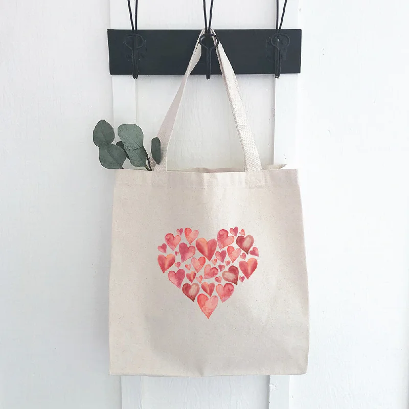 Luxury Bags With Premium Materials And Craftsmanship Heart of Hearts - Canvas Tote Bag