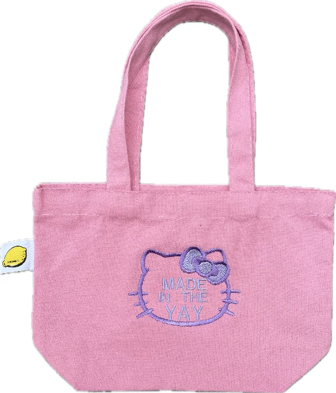 Spacious Bags With Holiday Promotions HK Made In The Yay Mini Pink Tote (Purple Tones)