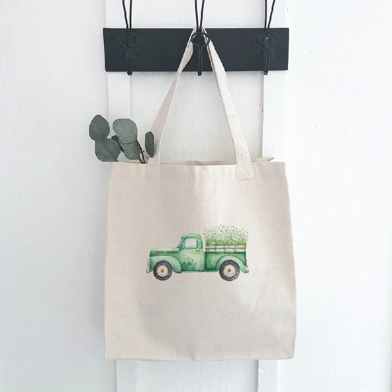 Minimalist Bags For Clean And Modern Aesthetics Irish Farm Truck - Canvas Tote Bag