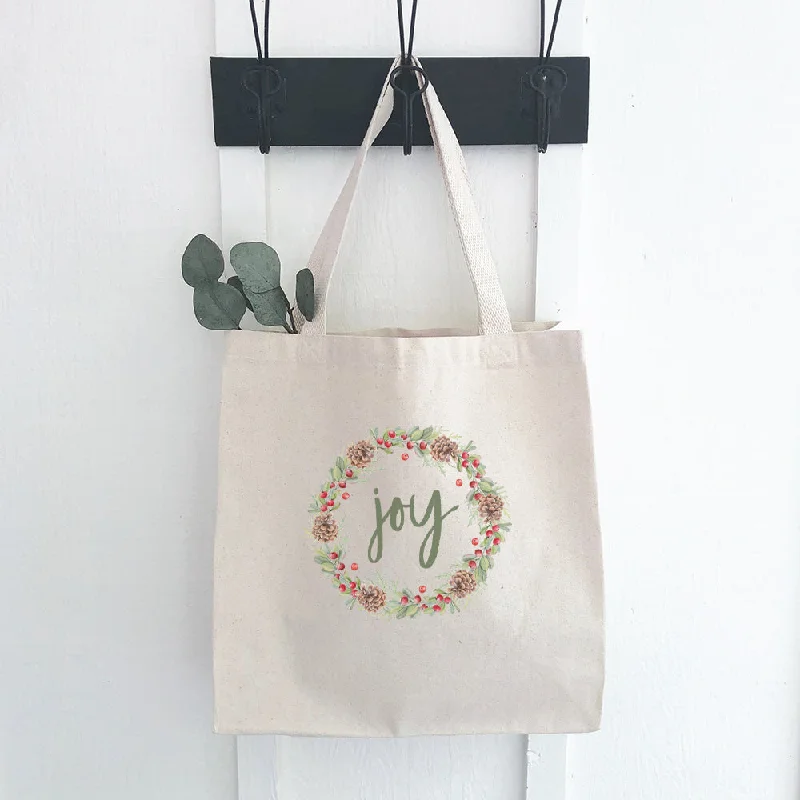 Bags For Urban And Trendy Looks Joy Wreath - Canvas Tote Bag