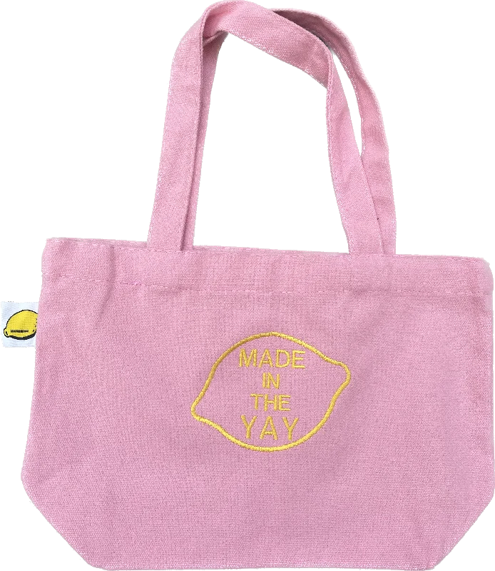 Luxury Bags For Working Professionals Made in The Yay Tote Pink Bag