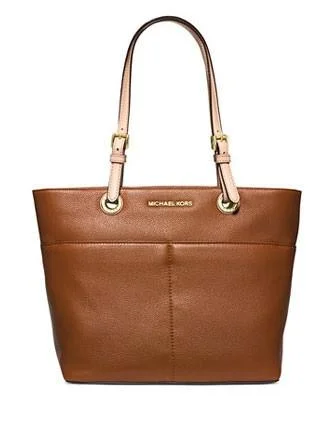 Odor-Resistant And Budget Bags Michael Michael Kors Bedford Leather Zip Pocket Tote