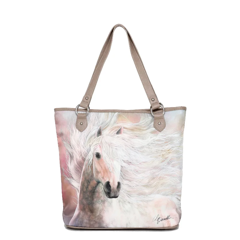 Inspired Bags For Modern Sophistication MW1024G-8113 Montana West Horse Concealed Carry Tote Bag