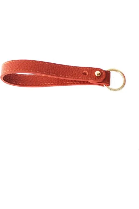 Designer Bags For Luxury Collectors With Offers Orange Pebble Key Chain