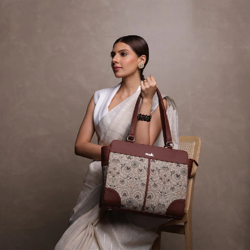 Designer Bags For Luxury Collectors With Offers Pedana Kalamkari Classic Work Tote