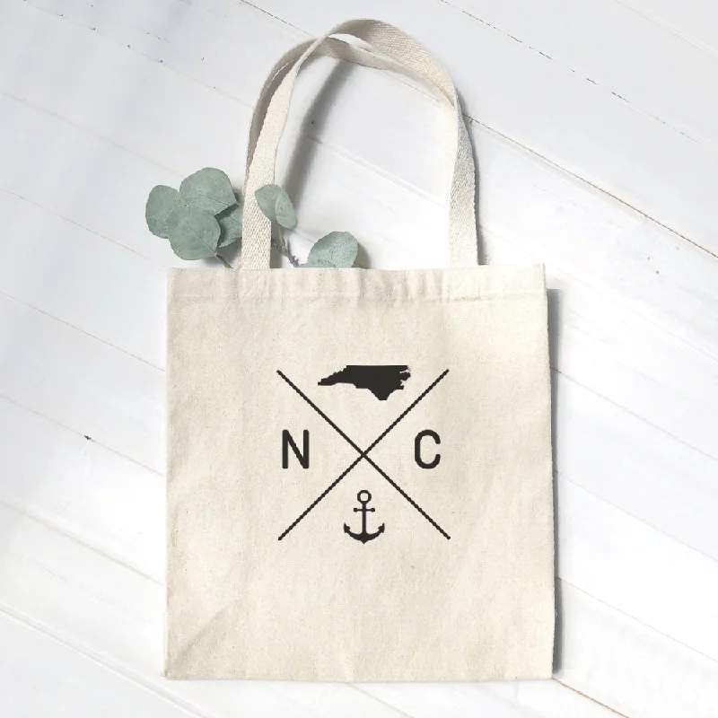 Bags With Limited-Time Deals State Abbreviation (Anchor) - Canvas Tote Bag