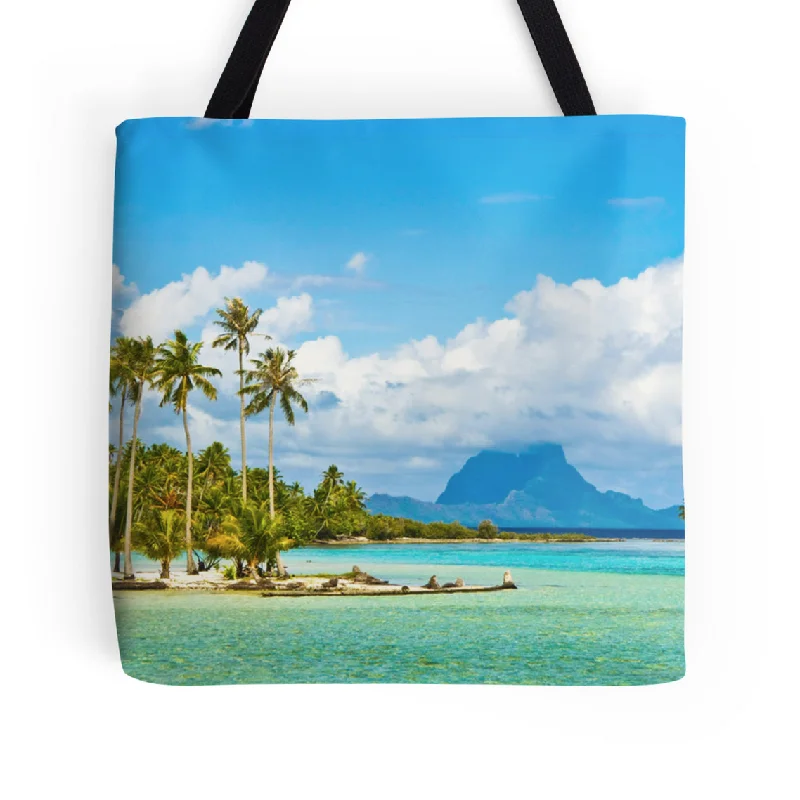 Sporty Bags For Active And Athletic Lifestyles Tahiti Dream Island Tote Bag