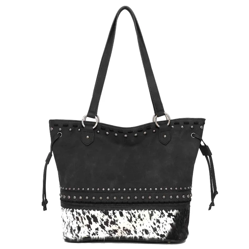 Stylish Yet Affordable Bags TR142G-8317 Trinity Ranch Hair-On Cowhide Collection Concealed Carry Tote