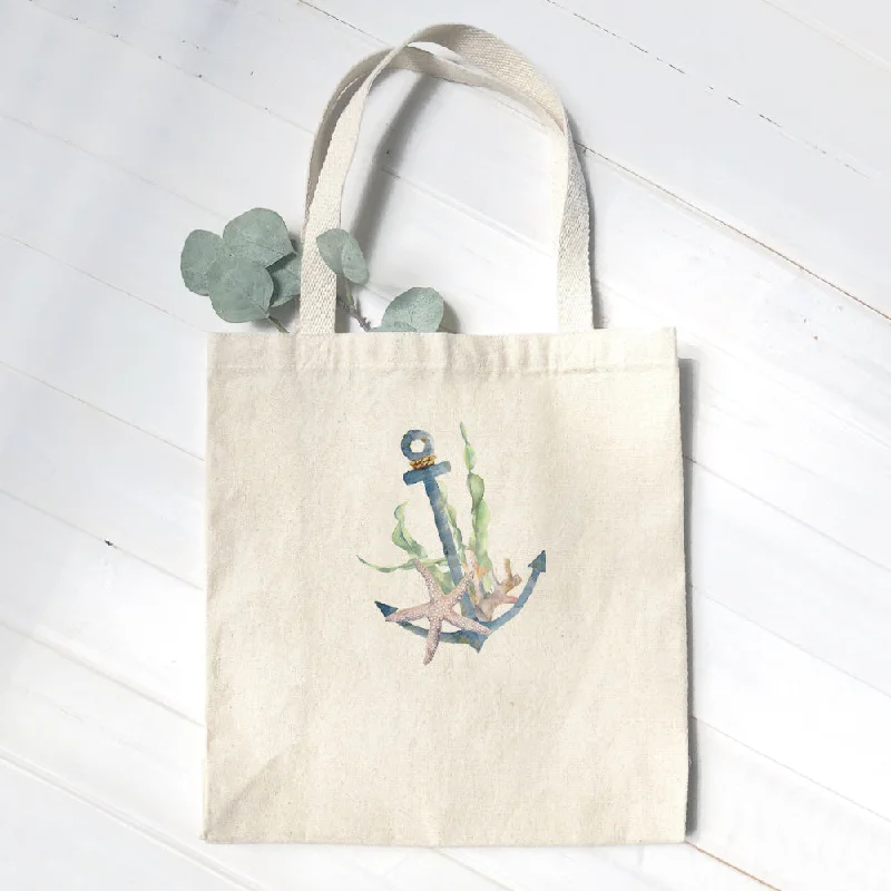 Trendy Bags For Sales Watercolor Anchor - Canvas Tote Bag