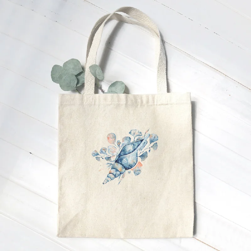 Designer Bags For Luxury Collectors With Offers Watercolor Tulip Shell - Canvas Tote Bag