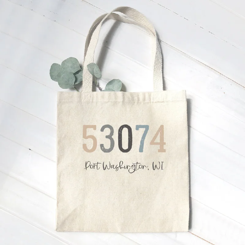 Senior Travelers Zip Code w/ City and State - Canvas Tote Bag