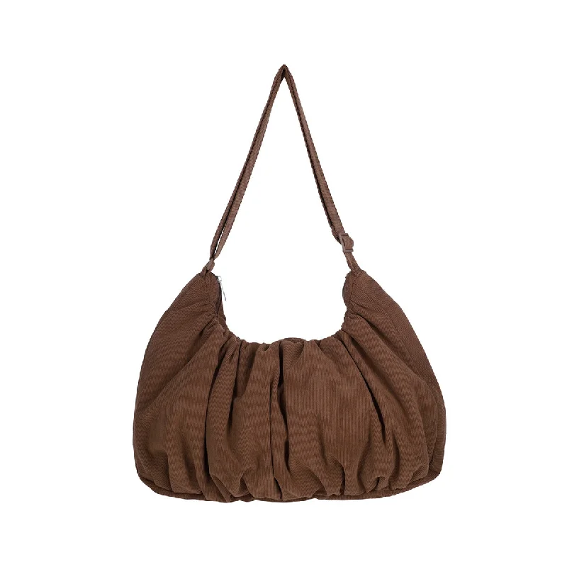 Discounted Designer Bags For Clearance Events Large Croissant Sling (Corduroy Espresso)