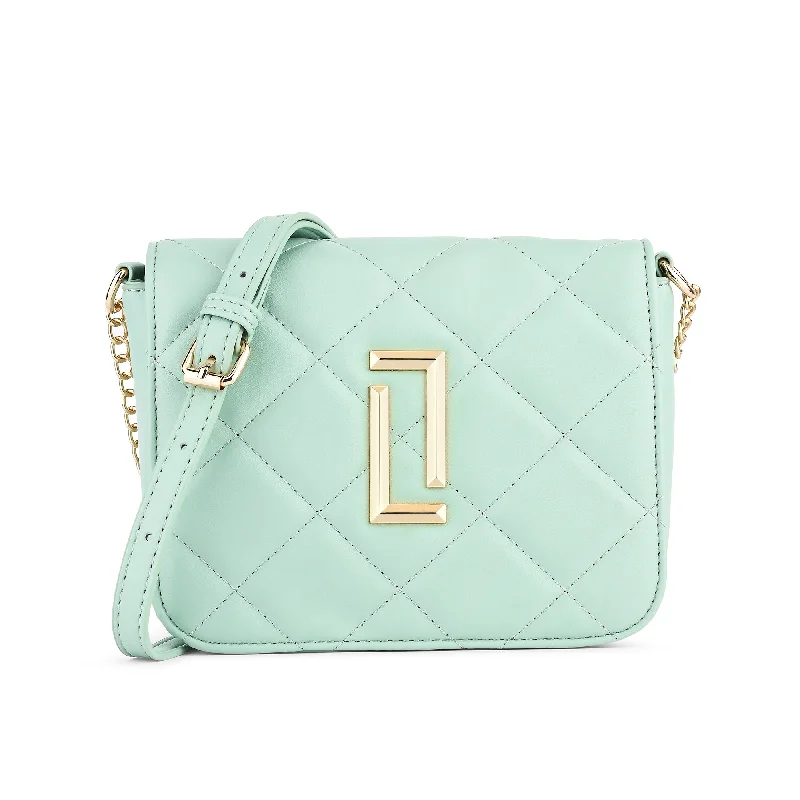 Flash Sale On Premium Bags Lavie Luxe Mint Small Women's Carol Flap Sling Bag