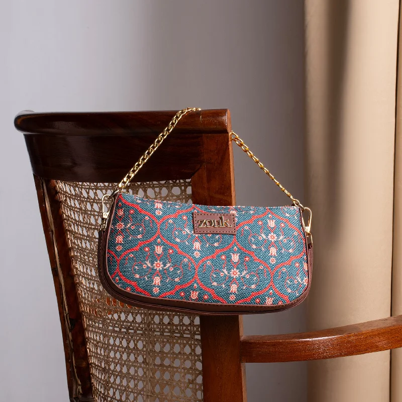 Minimalist Bags For Clean And Modern Aesthetics Sheesh Mahal Jaali Motif Baguette