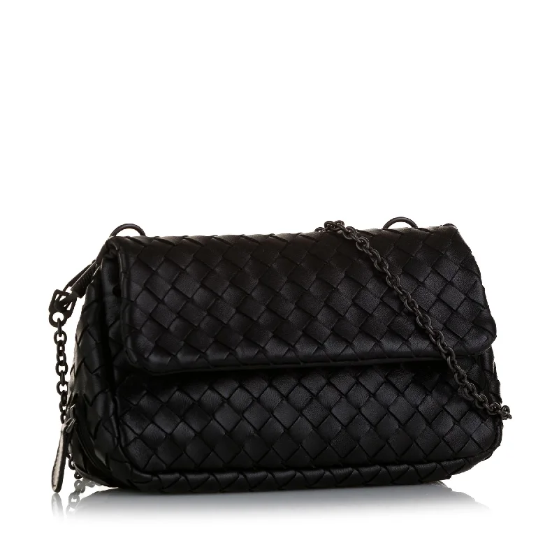 Luxury Bags On Sale Bottega Veneta Intrecciato Leather Crossbody Bag (SHG-bMnK0o)