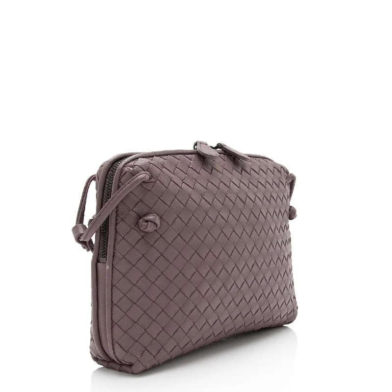 Luxury Bags Bottega Veneta Intrecciato Nappa Leather Nodini Crossbody Bag (SHF-nPncFK)