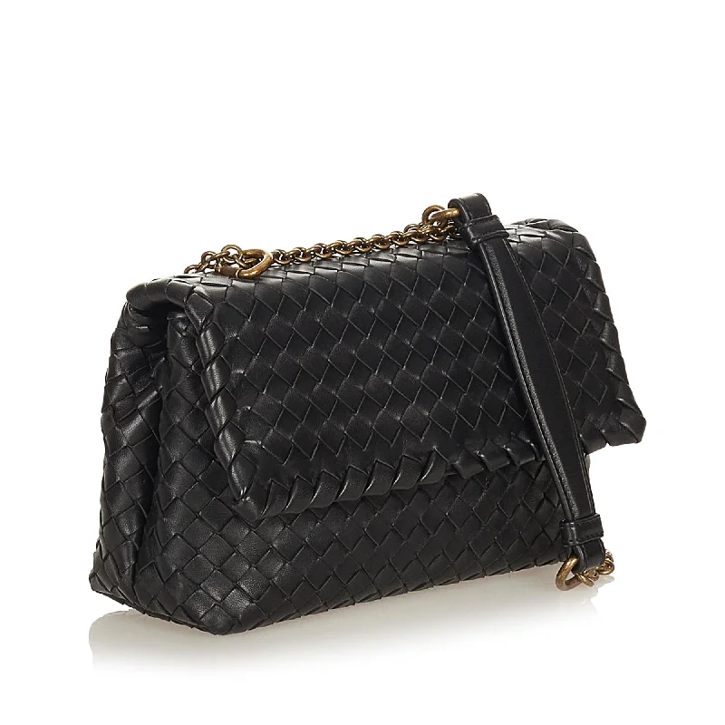 Luxury Bags On Sale Bottega Veneta Intrecciato Olimpia Crossbody Bag (SHG-26968)