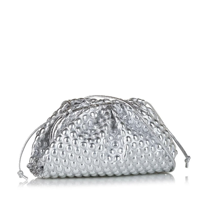 Tsa-Approved Bags For Hassle-Free Airport Security Bottega Veneta Metallic The Mini Pouch Crossbody (SHG-35139)