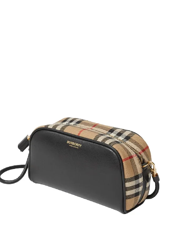 Rustic Bags For Outdoor And Nature-Inspired Looks BURBERRY HALF CUBE LEATHER CROSSBODY BAG