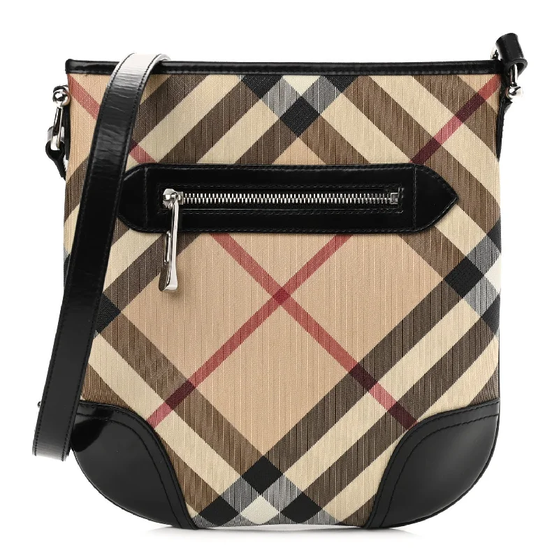 Eco-Friendly Bags With Promotions BURBERRY SUPERNOVA CHECK DRYDEN CROSSBODY BAG